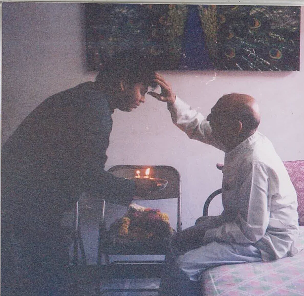 Rohit Mujumdar with his first guru, Shri Babanrao Bhavsar
