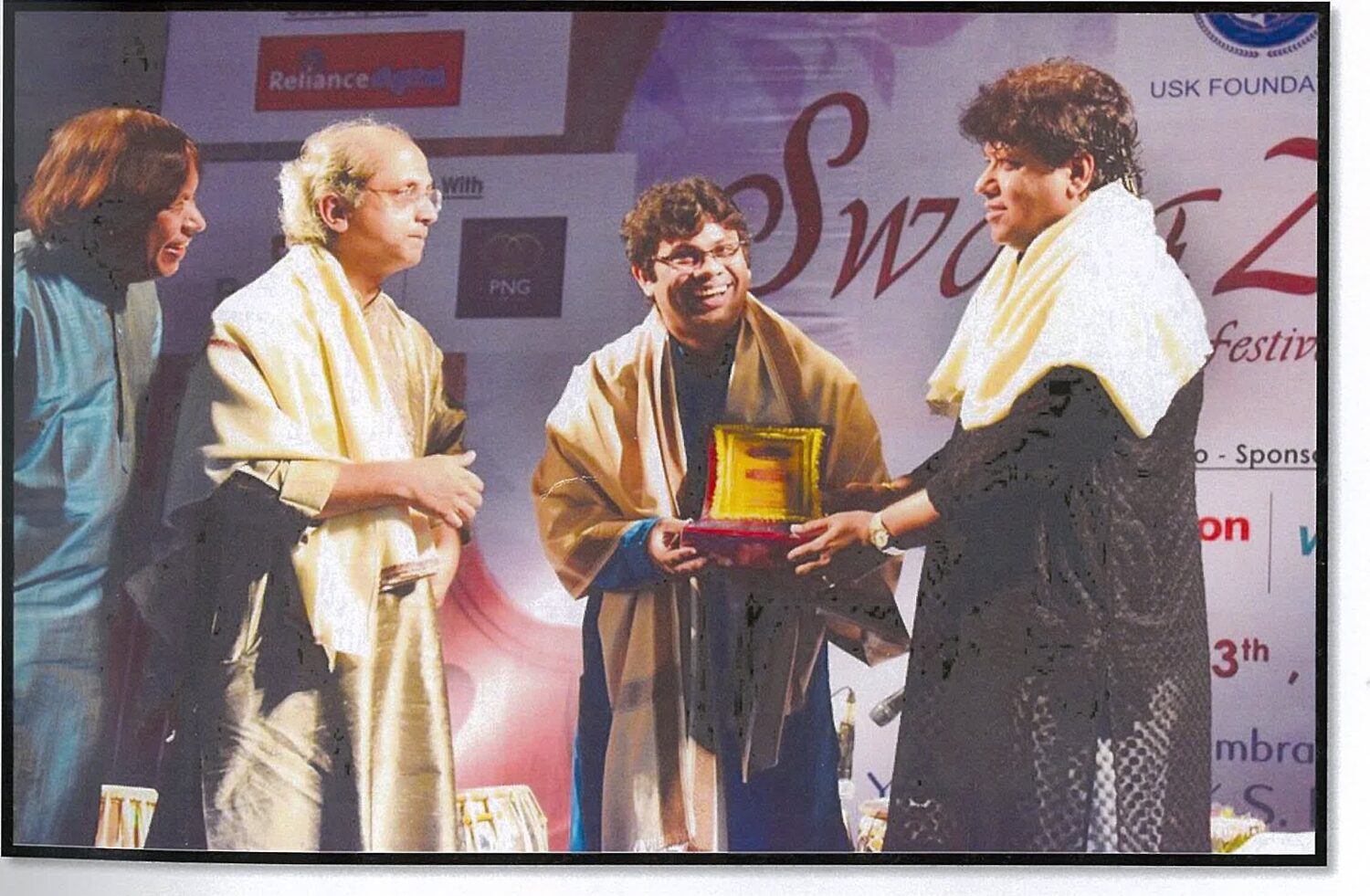 Rohit Mujumdar receiving recognition as a promising young tabla player