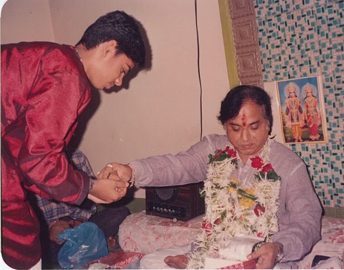 At the Guru Pujan of Pandit Suresh Talwalkar