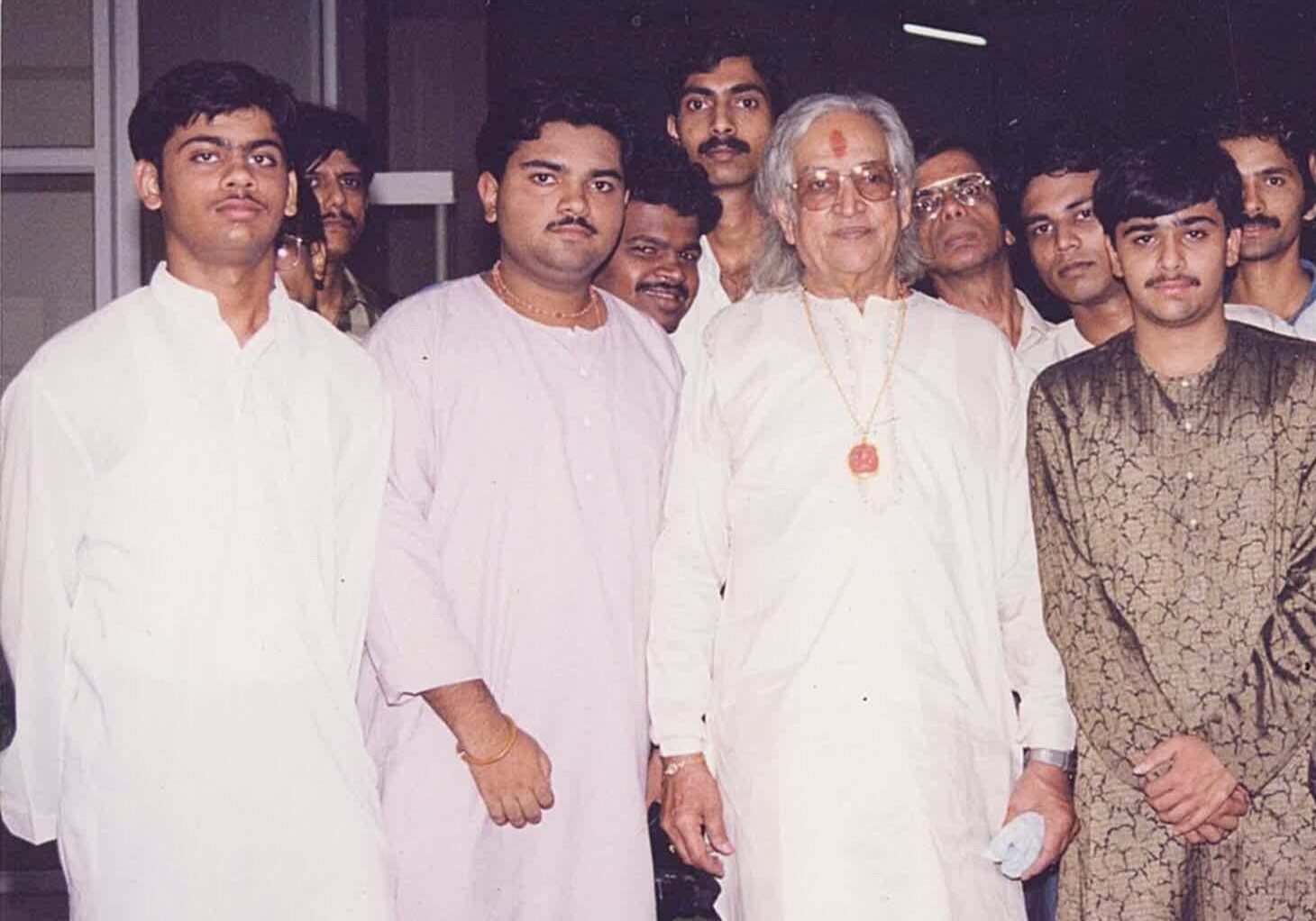 Rohit Mujumdar with Pt. Kishan Maharaj
