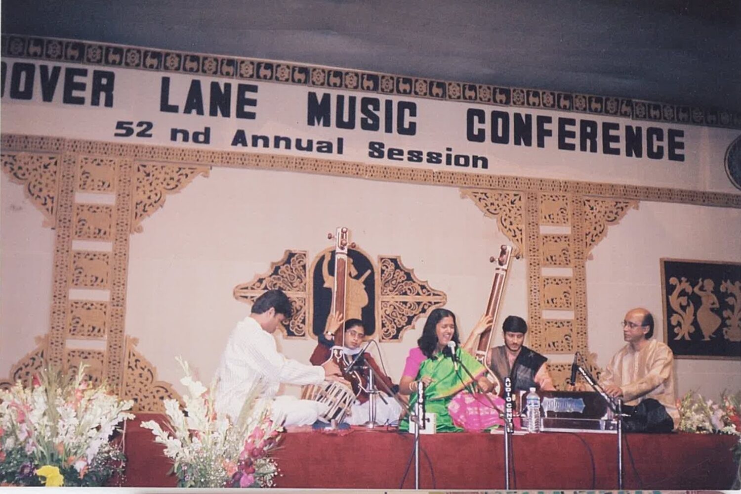 With Vidushi Manjiri Asnare · 52nd Dover Lane Music Conference, Kolkata, 2003