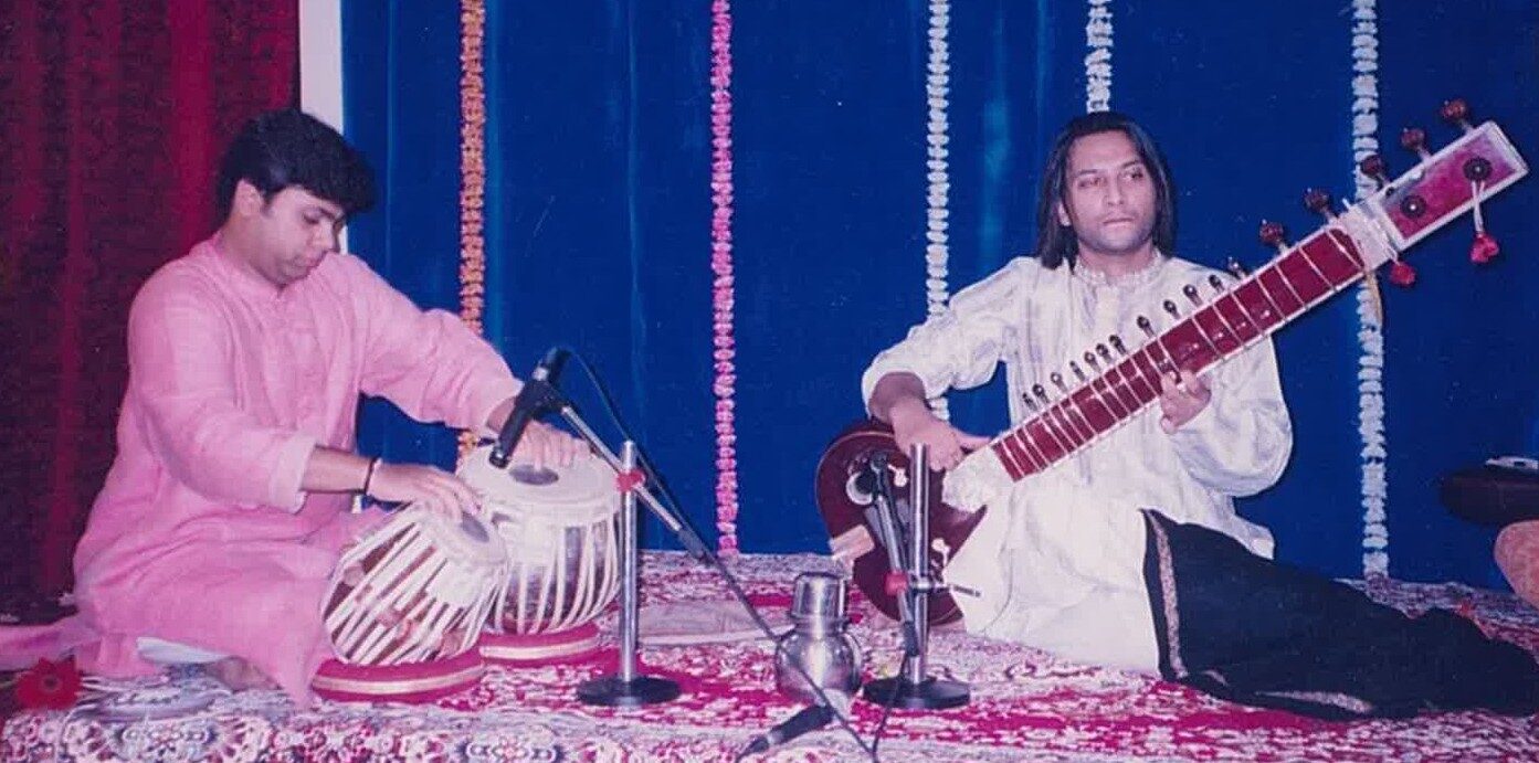 With Shri Shakir Khan · Malhar Mahotsav, Pune